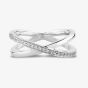 Rosa Lea Double Crossover Half-Eternity Ring BJ-R2786C