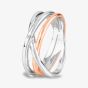 Rosa Lea Triple Intertwined Rings Band BJ-RC473CRG2M