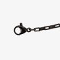 Thomas Henry Black Stainless Steel Square Belcher Link Chain USS-706B2.0