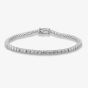 Starbright Silver 2.5mm Round Cubic Zirconia 7.5 Inch Tennis Bracelet B412(2.5M) 7.5~ 3A