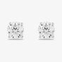 Starbright Silver 6mm Four Claw Cubic Zirconia Stud Earrings E2768(6M) 3A