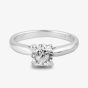 Starbright Silver 6mm Four Claw Round Cubic Zirconia Ring R6025(6M) 3A