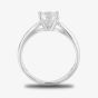 Starbright Silver 6mm Four Claw Round Cubic Zirconia Ring R6025(6M) 3A