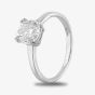 Starbright Silver 6.5mm Cushion-Cut Cubic Zirconia Ring E3858R(6.5X6.5M) 3A