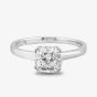 Starbright Silver 6.5mm Cushion-Cut Cubic Zirconia Ring E3858R(6.5X6.5M) 3A
