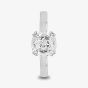 Starbright Silver 6.5mm Cushion-Cut Cubic Zirconia Ring E3858R(6.5X6.5M) 3A