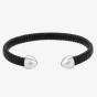 Bourne and Wilde Mens Leather Open Bangle UR31-02