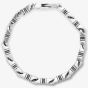Bourne and Wilde Mens Curb Textured Chain Bracelet OSB-2123S
