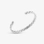 Bourne and Wilde Stainless Steel Flat Twist Cuff Bangle OSB-2309S-MATT