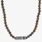 Bourne and Wilde Mens Bronzite Beaded Necklace UR24-01