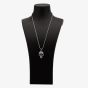 Bourne and Wilde Mens Oxidised Skull Necklace OSN-431S-BX