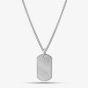 Bourne and Wilde Stainless Steel Dog Tag Necklace OSN-689S
