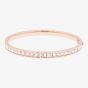 Ted Baker Clemara Rose Gold Finish Hinged Crystal Bangle TBJ1567-24-02