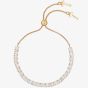 Ted Baker MELRAH Gold Tone Icon Crystal Slider Bracelet TBJ2968-02-02