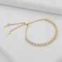 Ted Baker MELRAH Gold Tone Icon Crystal Slider Bracelet TBJ2968-02-02