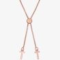 Ted Baker MELRAH Rose Gold Tone Icon Crystal Slider Bracelet TBJ2968-24-02