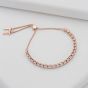 Ted Baker MELRAH Rose Gold Tone Icon Crystal Slider Bracelet TBJ2968-24-02