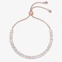 Ted Baker MELRAH Rose Gold Tone Icon Crystal Slider Bracelet TBJ2968-24-02