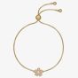 Ted Baker Petial Gold Tone Plated Enamel Flower Toggle Bracelet TBJ3646-02-215