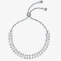 Ted Baker ISABELA Silver Tone Plated Crystal Baguette Toggle Bracelet TBJ3779-01-02