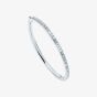 Ted Baker Claudia Slim Silver Tone Crystal Bangle TBJ4062-01-02