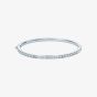 Ted Baker Claudia Slim Silver Tone Crystal Bangle TBJ4062-01-02