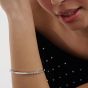 Ted Baker Claudia Slim Silver Tone Crystal Bangle TBJ4062-01-02