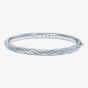 Ted Baker MELISSA Silver Tone Plated Twist Bangle TBJ4185-01-03