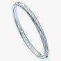 Ted Baker MELISSA Silver Tone Plated Twist Bangle TBJ4185-01-03