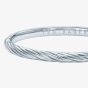 Ted Baker MELISSA Silver Tone Plated Twist Bangle TBJ4185-01-03