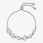 Ted Baker JULIET Silver Tone Plated Multi Cut Crystal Bracelet TBJ4201-01-02