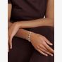 Ted Baker JULIET Silver Tone Plated Multi Cut Crystal Bracelet TBJ4201-01-02