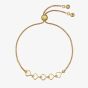 Ted Baker HARRIET Gold Tone Plated White Enamel Heart Bracelet TBJ4214-02-08