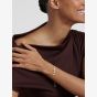 Ted Baker HARRIET Gold Tone Plated White Enamel Heart Bracelet TBJ4214-02-08