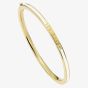 Ted Baker ROLEY Gold Tone Plated White Enamel Bangle TBJ4163-02-08
