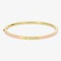 Ted Baker ROLEY Gold Tone Plated Pink Enamel Bangle TBJ4163-02-56