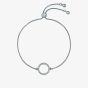 Ted Baker HELA Silver Tone Plated Crystal Open Circle Bracelet TBJ4226-01-02