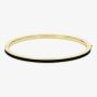 Ted Baker ROLEY Gold Tone Plated Black Enamel Bangle TBJ4163-02-05