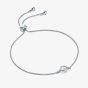 Ted Baker SARSAA Silver Tone Mini Crystal Adjustable Slider Bracelet TBJ3180-01-02