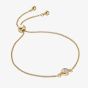 Ted Baker SARSAA Silver Gold Mini Crystal Adjustable Slider Bracelet TBJ3180-02-02