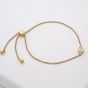 Ted Baker SARSAA Silver Gold Mini Crystal Adjustable Slider Bracelet TBJ3180-02-02