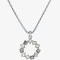 Ted Baker CRESAR Silver Tone Crystal Hoop Necklace TBJ3134-01-01