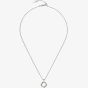 Ted Baker CRESAR Silver Tone Crystal Hoop Necklace TBJ3134-01-01