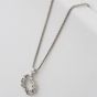 Ted Baker CRESAR Silver Tone Crystal Hoop Necklace TBJ3134-01-01