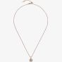 Ted Baker LILEA Rose Gold Tone Magnolia Lillifora Enamel Necklace TBJ2937-24-138