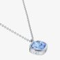 Ted Baker Crastel Silver Tone Blue Crystal Necklace TBJ3692-01-201
