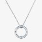 Ted Baker LOELLE Silver Tone Plated Circle Pendant Necklace TBJ3816-01-03