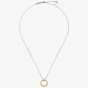 Ted Baker LOELLE Gold Tone Plated Circle Pendant Necklace TBJ3816-02-03