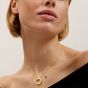 Ted Baker LOELLE Gold Tone Plated Circle Pendant Necklace TBJ3816-02-03