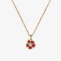 Ted Baker Petiies Gold Tone Pink Flower Pendant Necklace TBJ3645-02-457